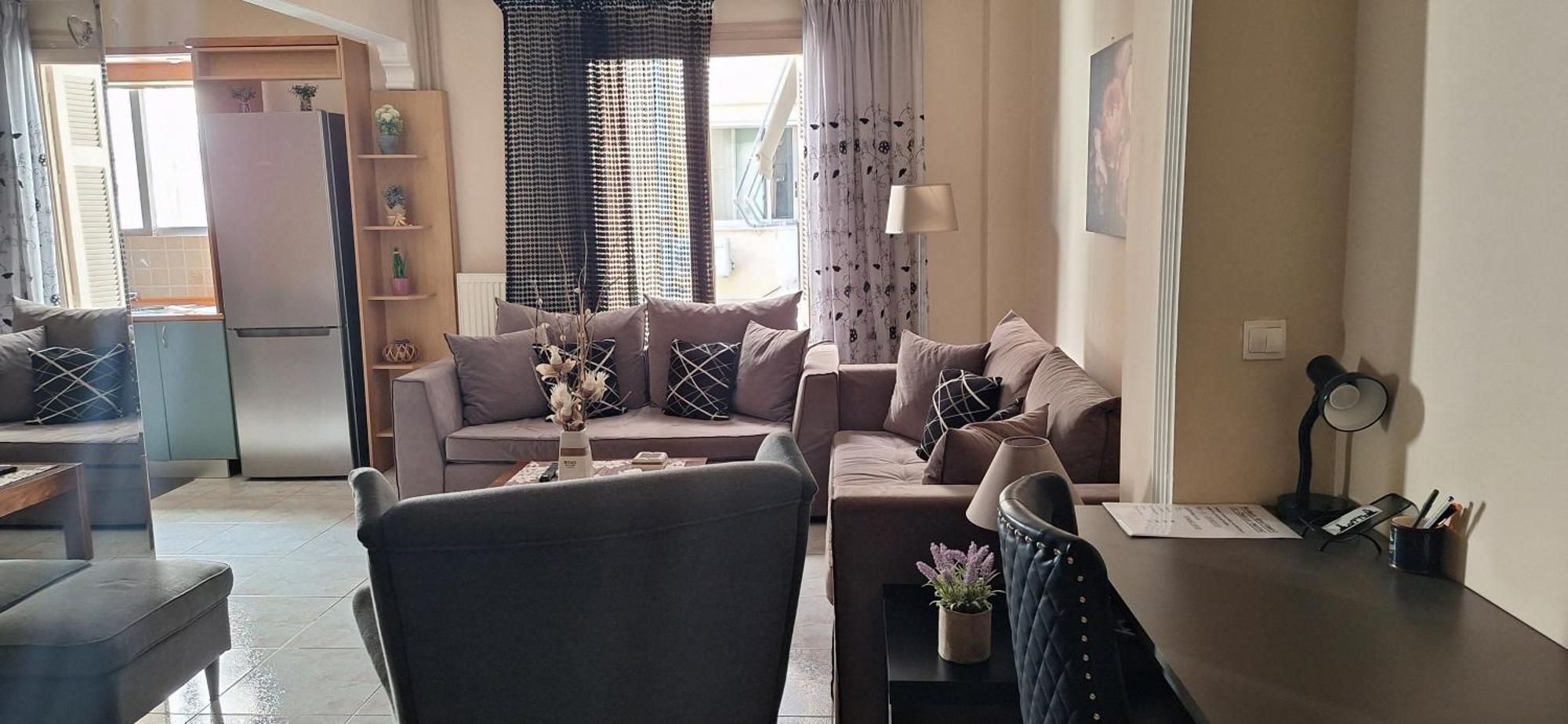 Modern Apartment Chania Center Bagian luar foto